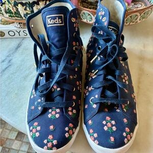 Keds x Rifle Paper Co. Embroidered Floral High Tops